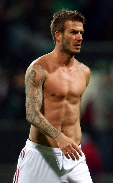 david beckham shirt off.